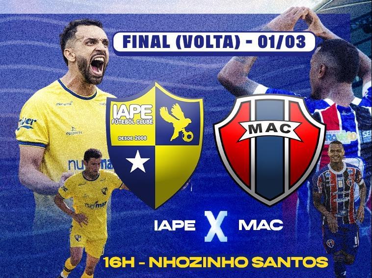 IAPE e MAC decidem o Campeonato Maranhense 2026