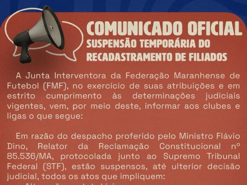 Comunicado Oficial 