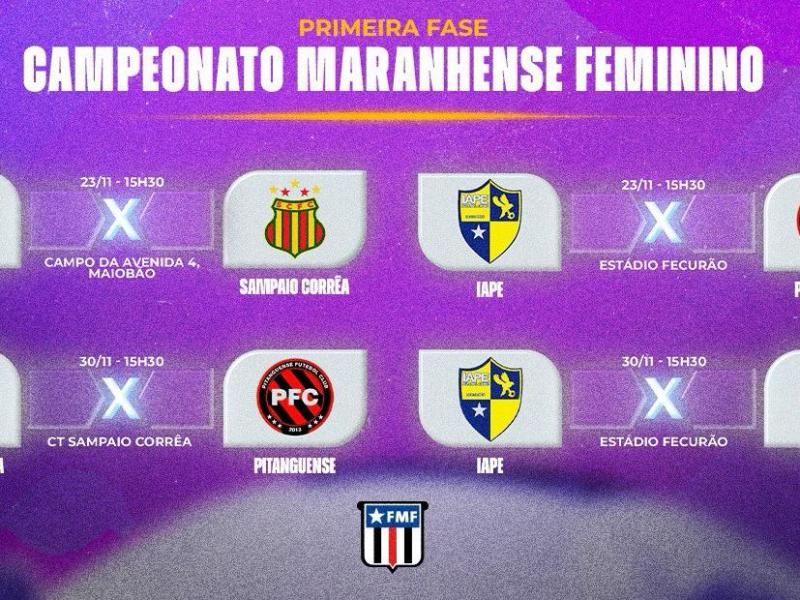 Campeonato Maranhense Feminino: primeira fase inicia amanhã (23)