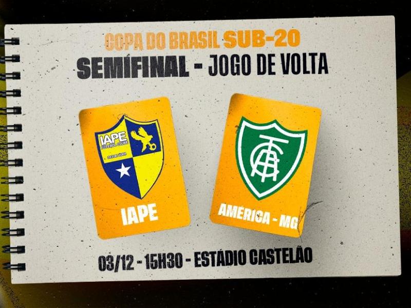 IAPE enfrenta o América-MG no jogo de volta da semifinal