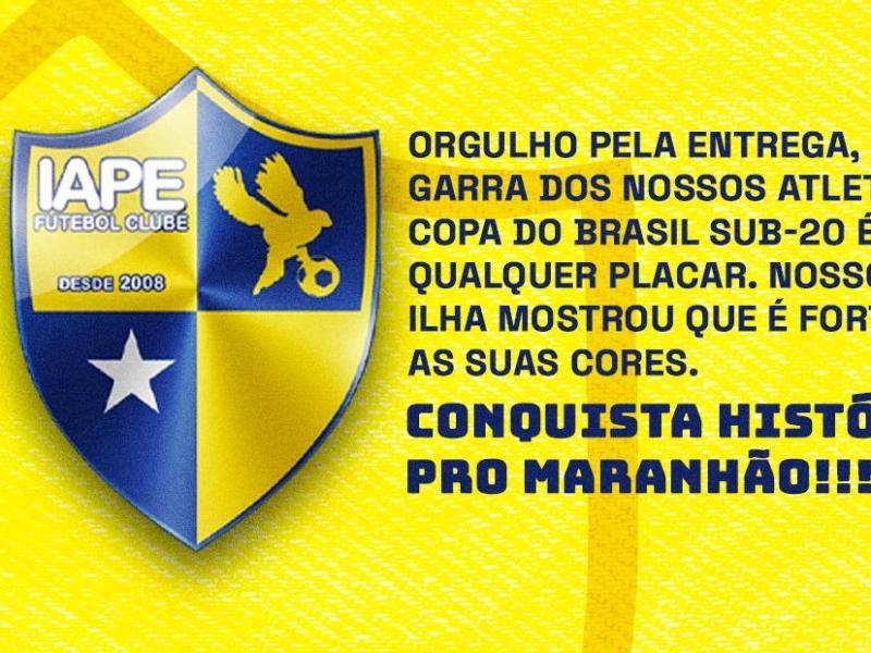 IAPE escreve capítulo histórico na Copa do Brasil Sub-20